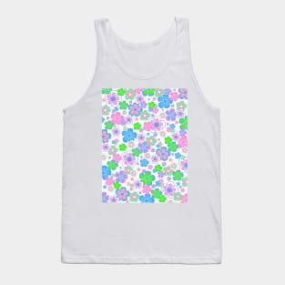 COLORFUL Flowers Blooming Tank Top